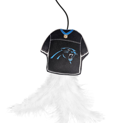 CAROLINA PANTHERS TEAM JERSEY WAND WITH CAT NIP
