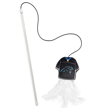 CAROLINA PANTHERS TEAM JERSEY WAND WITH CAT NIP