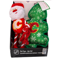 Calgary Flames Santa Rope/x-mas Tree Toy Boxset