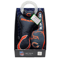 Chicago Bears 2pc Pet Toy Boxset