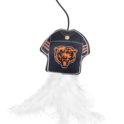 CHICAGO BEARS TEAM JERSEY WAND WITH CAT NIP