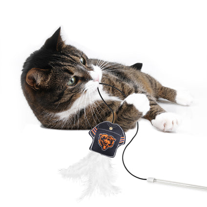 CHICAGO BEARS TEAM JERSEY WAND WITH CAT NIP