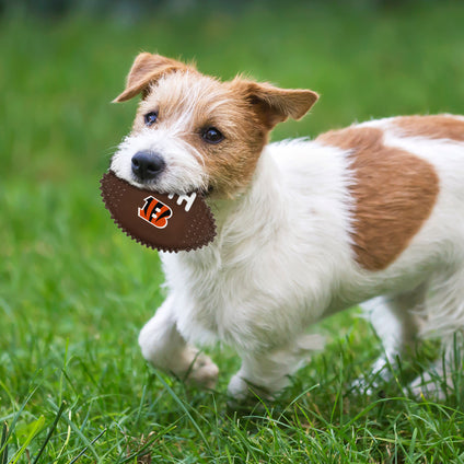 CINCINNATI BENGALS HARD NYLON FOOTBALL CHEW TOY