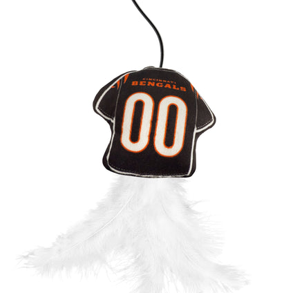 CINCINNATI BENGALS TEAM JERSEY WAND WITH CAT NIP