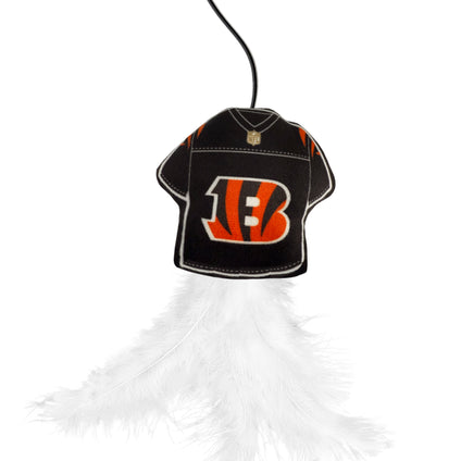 CINCINNATI BENGALS TEAM JERSEY WAND WITH CAT NIP