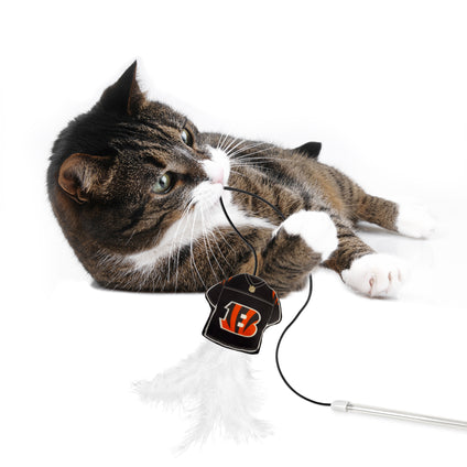 CINCINNATI BENGALS TEAM JERSEY WAND WITH CAT NIP