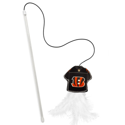 CINCINNATI BENGALS TEAM JERSEY WAND WITH CAT NIP