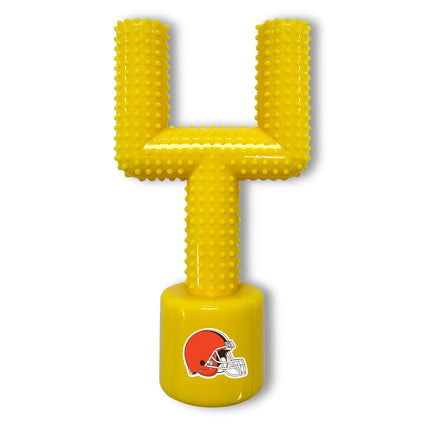 CLEVELAND BROWNS HARD NYLON GOAL POST CHEW TOY