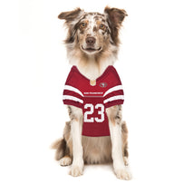 Christian Mccaffrey Pet Striped Jersey (San)