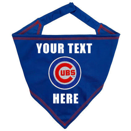 Chicago Cubs Tie Around Bandana - Personalize