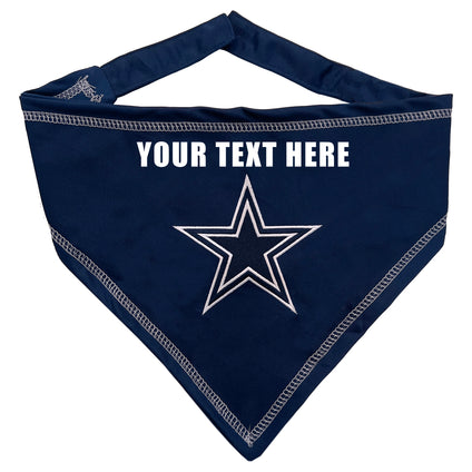 Dallas Cowboys Tie Around Bandana - Personalize