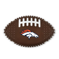 DENVER BRONCOS HARD NYLON FOOTBALL CHEW TOY