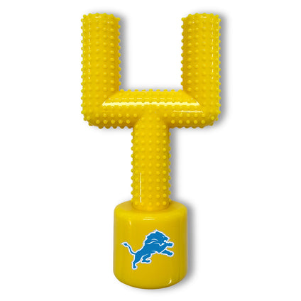 DETROIT LIONS HARD NYLON GOAL POST CHEW TOY