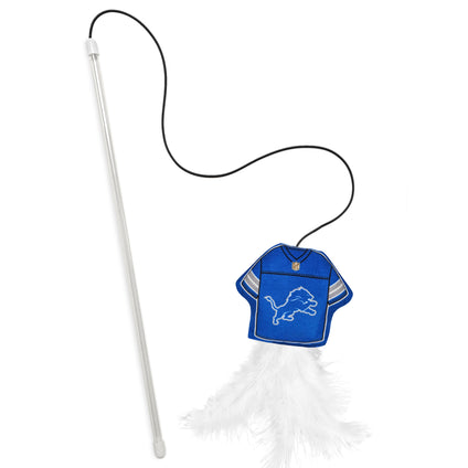 DETROIT LIONS TEAM JERSEY WAND WITH CAT NIP
