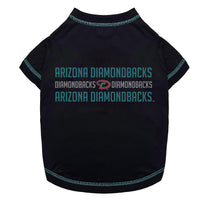 Arizona Diamondbacks Stripe Text Tee Shirt