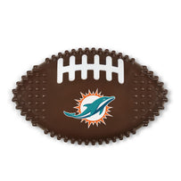 MIAMI DOLPHINS HARD NYLON FOOTBALL CHEW TOY