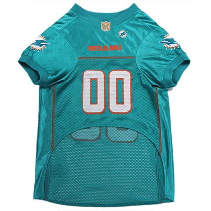 Miami Dolphins Pet Striped Jersey