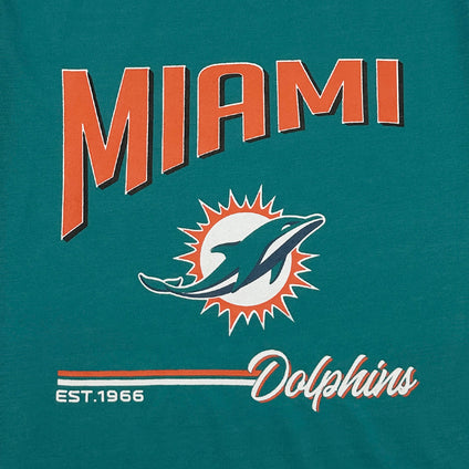 Miami Dolphins Bold City Text Tee Shirt