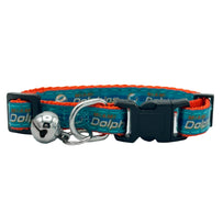 Miami Dolphins Satin Cat Collar