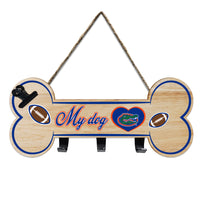 FLORIDA BONE SHAPE SIGN WITH HOOKS