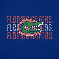 Florida Gators Stripe Text Tee Shirt