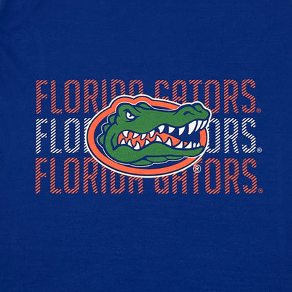 Florida Gators Stripe Text Tee Shirt