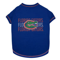 Florida Gators Stripe Text Tee Shirt