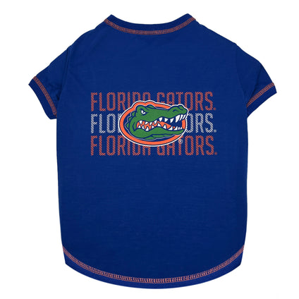 Florida Gators Stripe Text Tee Shirt
