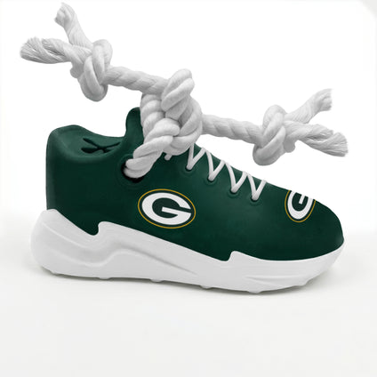 Green Bay Packer Sneaker Treat Dispenser Toy