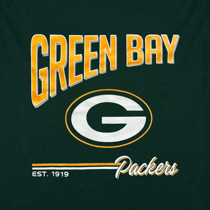 Green Bay Packers Bold City Text Tee Shirt