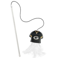 GREEN BAY PACKERS TEAM JERSEY WAND WITH CAT NIP