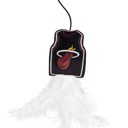 MIAMI HEAT TEAM JERSEY WAND WITH CAT NIP