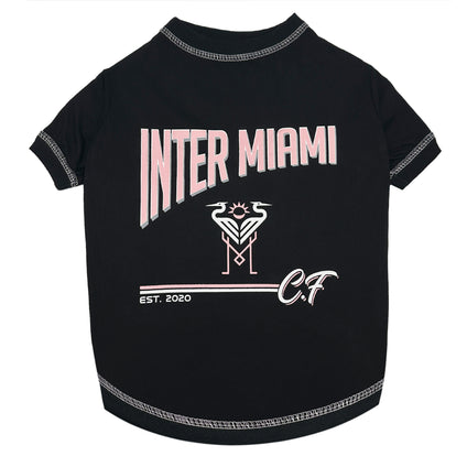 Inter Miami CF Pet Bold City Text Tee Shirt
