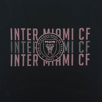 Inter Miami CF Pet Stripe Text Tee Shirt