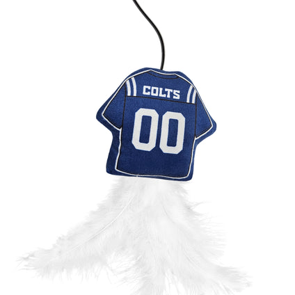INDIANAPOLIS COLTS TEAM JERSEY WAND WITH CAT NIP