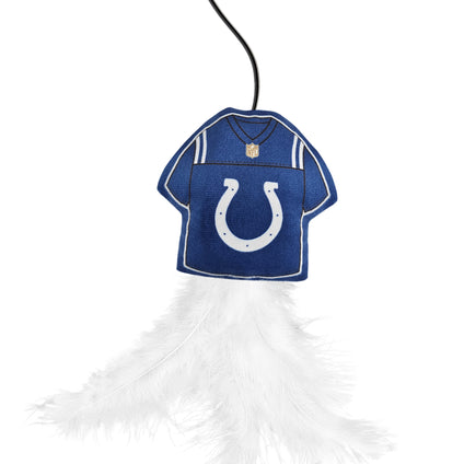 INDIANAPOLIS COLTS TEAM JERSEY WAND WITH CAT NIP