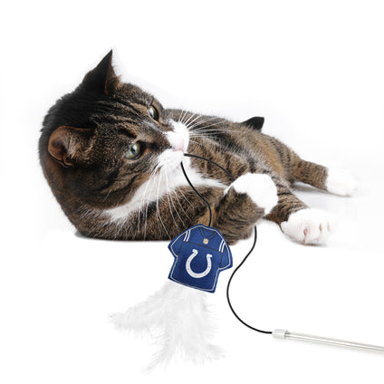 INDIANAPOLIS COLTS TEAM JERSEY WAND WITH CAT NIP
