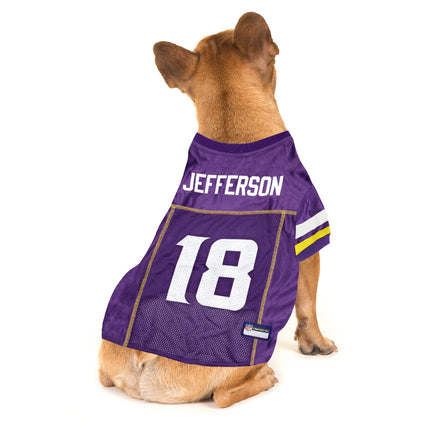 Justin Jefferson Pet Jersey (Min)