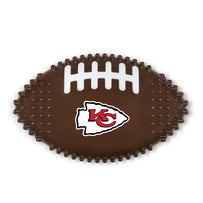 KANSAS CITY CHIEFS HARD NYLON FOOTBALL CHEW TOY