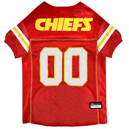 Kansas City Chiefs Pet Striped Jersey