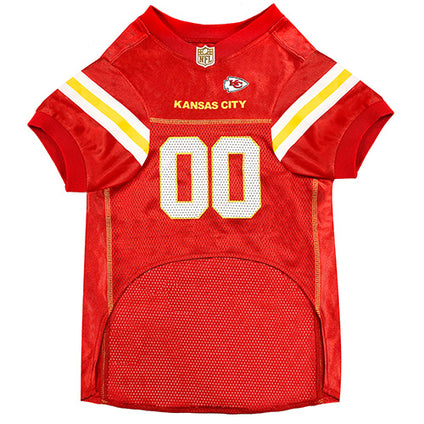 Kansas City Chiefs Pet Striped Jersey