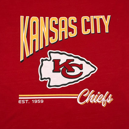 Kansas City Chiefs Bold City Text Tee Shirt