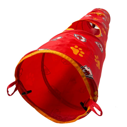 KANSAS CITY CHIEFS CAT TUNNEL TOY