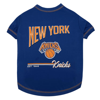 New York Knicks Pet Bold City Text Tee Shirt