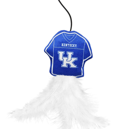 KENTUCKY WILDCATS TEAM JERSEY WAND WITH CAT NIP