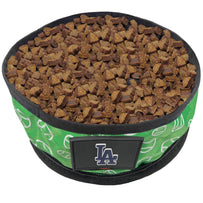 Los Angeles Dodgers Collapsible Pet Bowl