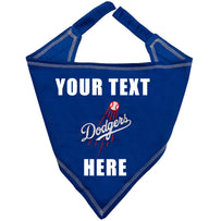 La Dodgers Tie Around Bandana - Personalize