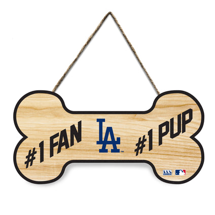 LOS ANGELES DODGERS #1 FAN #1 PUP SIGN