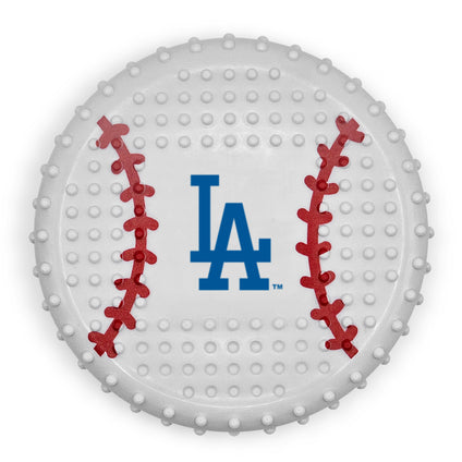 LA DODGERS HARD NYLON BASEBALL CHEW TOY