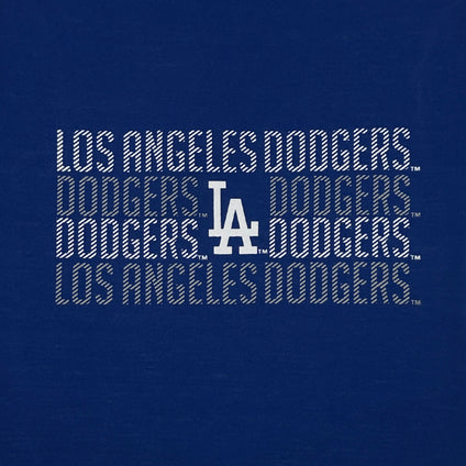 Los Angeles Dodgers Stripe Text Tee Shirt